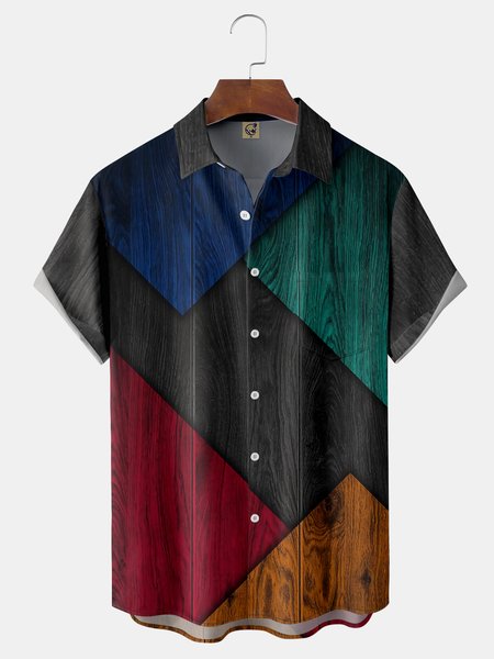 Ombre Wood Grain Chest Pocket Short Sleeve Casual Shirt, Multicolor, Short Sleeve Shirts
Ombre Wood Grain Chest Pocket Short Sleeve Casual Shirt, Multicolor, Short Sleeve Shirts
