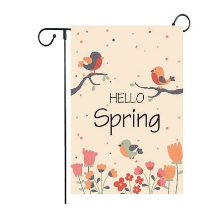 Hello Spring Welcome Garden Flag 12 x 18 Inch Burlap Yard Flag Double Sided Printed Holiday Outdoor Decor Flag, Color10, Garden Flags
Hello Spring Welcome Garden Flag 12 x 18 Inch Burlap Yard Flag Double Sided Printed Holiday Outdoor Decor Flag, Color10, Garden Flags