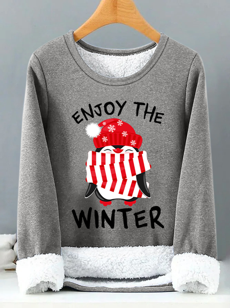Lilicloth X Manikvskhan Penguin Enjoy The Winter Womens Warmth Fleece Sweatshirt, Gray, Hoodies&Sweatshirts
Lilicloth X Manikvskhan Penguin Enjoy The Winter Womens Warmth Fleece Sweatshirt, Gray, Hoodies&Sweatshirts