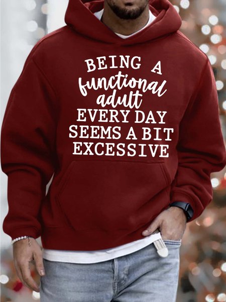 Men’s Being A Functional Adult Everyday Seems A Bit Excessive Hoodie Casual Text Letters Loose Sweatshirt, Red, Hoodies&Sweatshirts
Men’s Being A Functional Adult Everyday Seems A Bit Excessive Hoodie Casual Text Letters Loose Sweatshirt, Red, Hoodies&Sweatshirts
