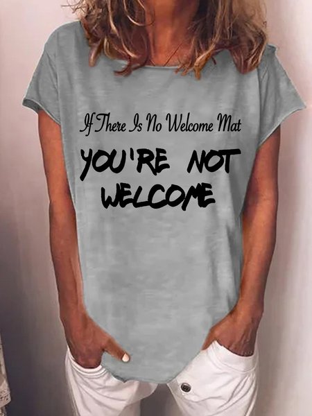 Lilicloth X Jennifer J If There Is No Welcome Mat You're Not Welcome Womens T-Shirt, Gray, T-shirts
Lilicloth X Jennifer J If There Is No Welcome Mat You're Not Welcome Womens T-Shirt, Gray, T-shirts