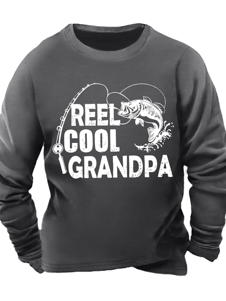 Men's Reel Cool Grandpa Fishing Funny Graphic Printing Text Letters Loose Cotton-Blend Casual Sweatshirt, Gray, Hoodies&Sweatshirts
Men's Reel Cool Grandpa Fishing Funny Graphic Printing Text Letters Loose Cotton-Blend Casual Sweatshirt, Gray, Hoodies&Sweatshirts
