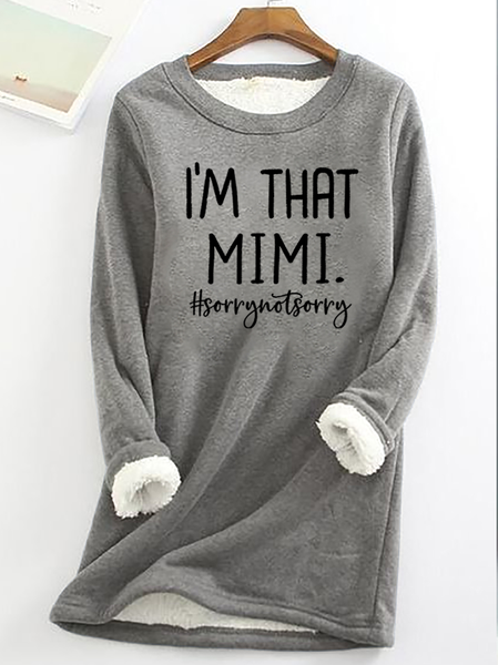 Funny Mimi Gift I'm That Mimi Womens Warmth Fleece Sweatshirt, Gray, Hoodies&Sweatshirts
Funny Mimi Gift I'm That Mimi Womens Warmth Fleece Sweatshirt, Gray, Hoodies&Sweatshirts