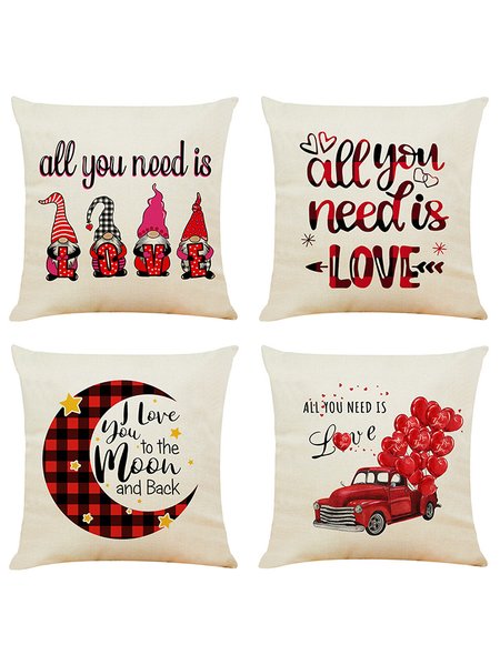 18x18 Set of 4 Pillow Covers, Valentines Day Gifts Decorative Cushion Case For Home Wedding Outdoor Indoor Decor, Color1, Pillow Covers
18x18 Set of 4 Pillow Covers, Valentines Day Gifts Decorative Cushion Case For Home Wedding Outdoor Indoor Decor, Color1, Pillow Covers