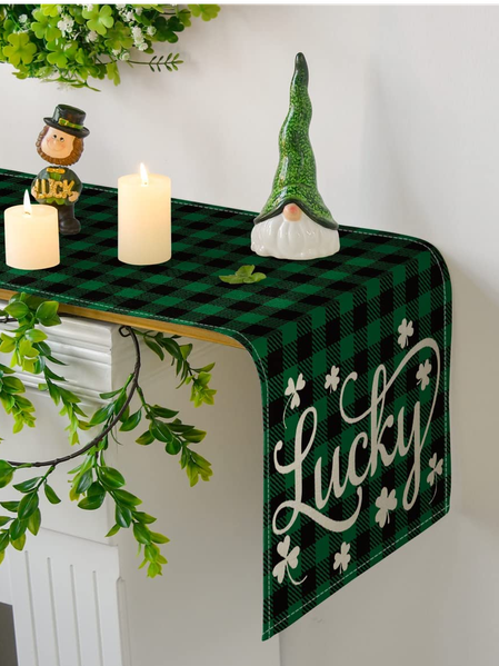 13*72 Tablecloth St.Partrick's Day Table Tarps Party Decorations, Green, Tablecloth