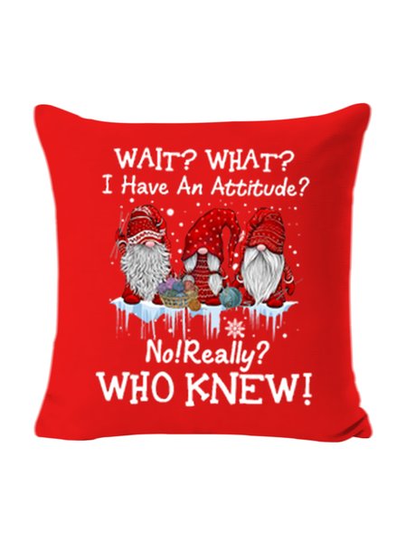 18*18 I Have An Attitude No Women Loose Christmas Backrest Cushion Pillow Covers Decorations For Home, Red, Pillow Covers
18*18 I Have An Attitude No Women Loose Christmas Backrest Cushion Pillow Covers Decorations For Home, Red, Pillow Covers