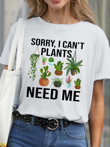 Lilicloth X Manikvskhan Sorry I Can't Plants Need Me Women's T-Shirt, White, T-shirts
Lilicloth X Manikvskhan Sorry I Can't Plants Need Me Women's T-Shirt, White, T-shirts