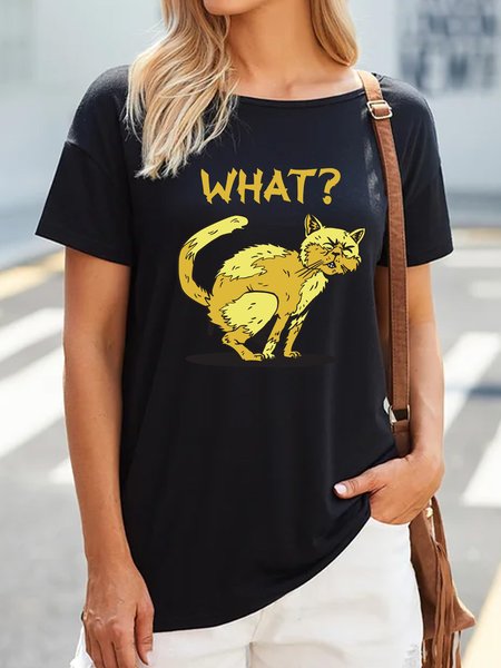 Lilicloth X Jessanjony Funny Cat Pooping What Women's T-Shirt, Black, T-shirts
Lilicloth X Jessanjony Funny Cat Pooping What Women's T-Shirt, Black, T-shirts