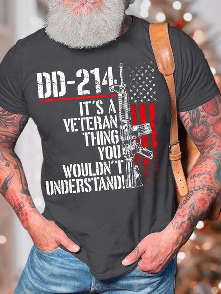 Men’s It’s A Veteran Thing You Wouldn’t Understand Crew Neck Casual Cotton Regular Fit T-Shirt, Deep gray, T-shirts
Men’s It’s A Veteran Thing You Wouldn’t Understand Crew Neck Casual Cotton Regular Fit T-Shirt, Deep gray, T-shirts