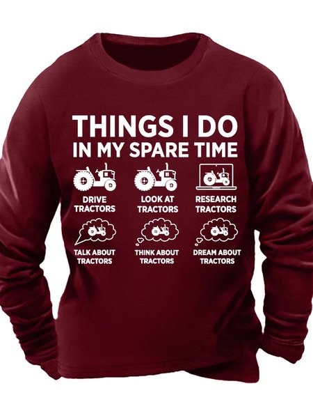 Men’s Things I Do In My Spare Time Drive Tractors Crew Neck Casual Text Letters Sweatshirt, Red, Hoodies&Sweatshirts
Men’s Things I Do In My Spare Time Drive Tractors Crew Neck Casual Text Letters Sweatshirt, Red, Hoodies&Sweatshirts