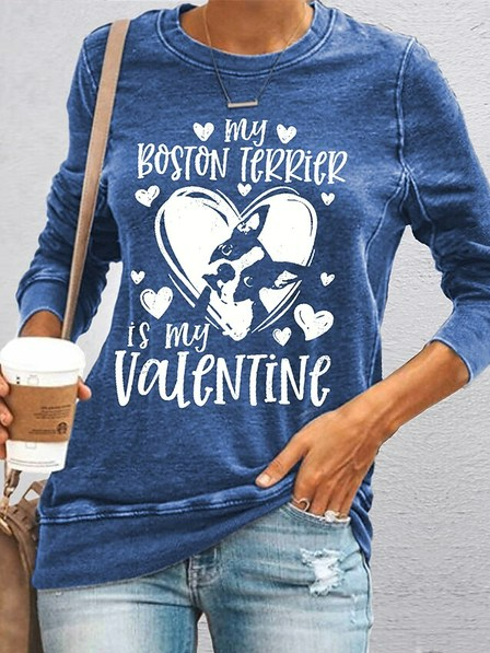 Crew Neck Text Letters Loose Casual Sweatshirt, Blue, Sweatshirts & Hoodies
Crew Neck Text Letters Loose Casual Sweatshirt, Blue, Sweatshirts & Hoodies