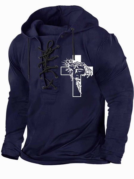 Men's Jesus Casual Hoodie Regular Fit Sweatshirt, Dark blue, Hoodies&Sweatshirts
Men's Jesus Casual Hoodie Regular Fit Sweatshirt, Dark blue, Hoodies&Sweatshirts