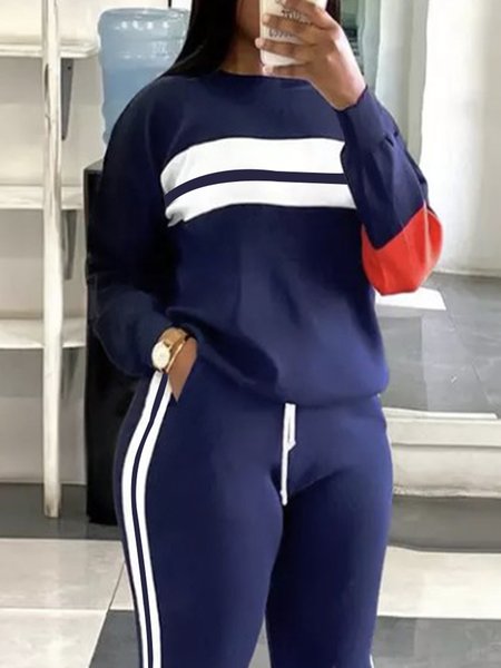 Regular Fit Casual Crew Neck Color Block Sweatshirt, Dark blue, Hoodies and Sweatshirts
Regular Fit Casual Crew Neck Color Block Sweatshirt, Dark blue, Hoodies and Sweatshirts