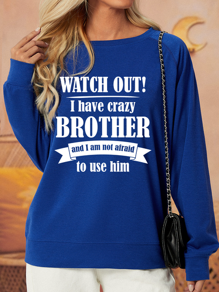 Lilicloth X Hynek Rajtr Watch Out I Have Crazy Brother Women's Sweatshirt, Deep blue, Hoodies&Sweatshirts
Lilicloth X Hynek Rajtr Watch Out I Have Crazy Brother Women's Sweatshirt, Deep blue, Hoodies&Sweatshirts