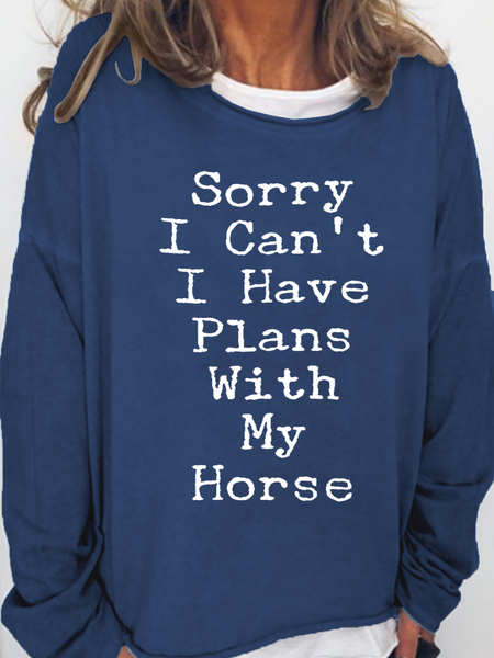 Women’s Sorry I Can't I Have Plans With My Horse funny Sweatshirt, Dark blue, Hoodies&Sweatshirts
Women’s Sorry I Can't I Have Plans With My Horse funny Sweatshirt, Dark blue, Hoodies&Sweatshirts