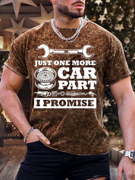 Men’s Just One More Car Part I Promise Casual Regular Fit Text Letters T-Shirt, Brown, T-shirts
Men’s Just One More Car Part I Promise Casual Regular Fit Text Letters T-Shirt, Brown, T-shirts