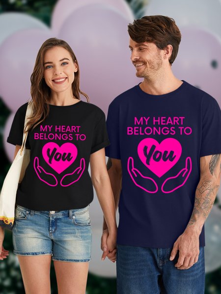 Lilicloth X Abu My Heart Belongs To You Men's Couple T-Shirt, Purplish blue, T-shirts
Lilicloth X Abu My Heart Belongs To You Men's Couple T-Shirt, Purplish blue, T-shirts