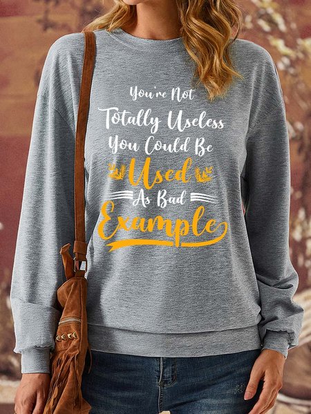 Lilicloth X Y You're Not Totally Useless Women's Sweatshirt, Gray, Hoodies&Sweatshirts
Lilicloth X Y You're Not Totally Useless Women's Sweatshirt, Gray, Hoodies&Sweatshirts