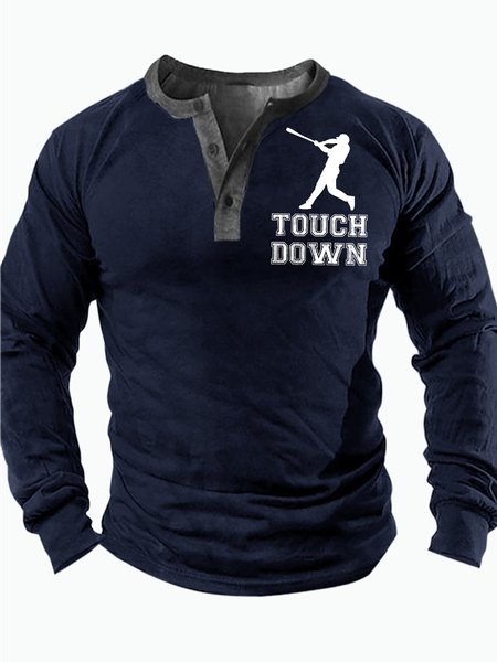Men's Touch Down Funny Golf Graphic Print Text Letters Casual Half Turtleneck Top, Dark blue, Long Sleeves
Men's Touch Down Funny Golf Graphic Print Text Letters Casual Half Turtleneck Top, Dark blue, Long Sleeves