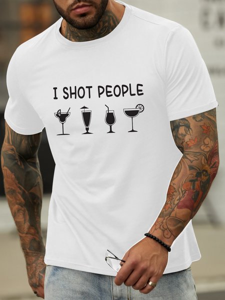 Lilicloth X Jessanjony I Shot People Men's T-Shirt, White, T-shirts