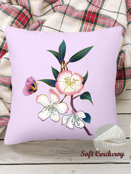 18*18"Throw Pillow Covers, Floral Butterfly Soft Corduroy Cushion Pillowcase Case for Living Room Bed Sofa Car Home Decoration, Purple, Pillow Covers
18*18"Throw Pillow Covers, Floral Butterfly Soft Corduroy Cushion Pillowcase Case for Living Room Bed Sofa Car Home Decoration, Purple, Pillow Covers