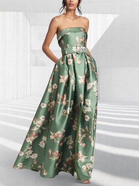 Floral Cold Shoulder Elegant Regular Fit No Elasticity Polyester Party Dress, As picture, Maxi Dresses
Floral Cold Shoulder Elegant Regular Fit No Elasticity Polyester Party Dress, As picture, Maxi Dresses