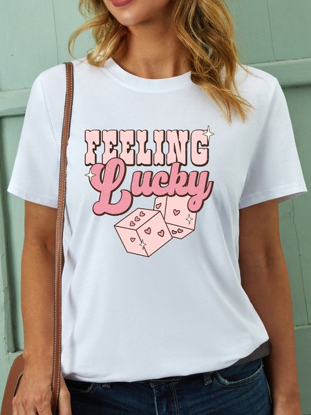 Lilicloth X Jessanjony Feeling Lucky Women's T-Shirt, White, T-shirts