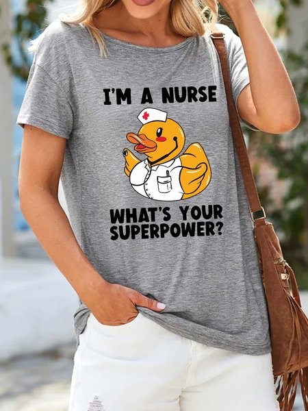Lilicloth X Manikvskhan I’m A Nurse What’s Your Superpower Women's T-Shirt, Gray, T-shirts
Lilicloth X Manikvskhan I’m A Nurse What’s Your Superpower Women's T-Shirt, Gray, T-shirts