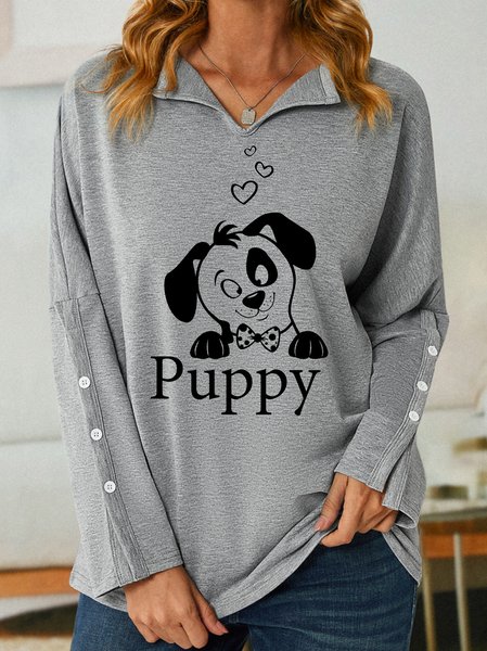 Lilicloth X Rajib Sheikh Puppy Lover Women's Shawl Collar Sweatshirt, Gray, Hoodies&Sweatshirts
Lilicloth X Rajib Sheikh Puppy Lover Women's Shawl Collar Sweatshirt, Gray, Hoodies&Sweatshirts