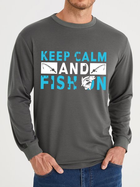 Lilicloth X Jessanjony Keep Calm And Fish On Men's Sweatshirt, Gray, Hoodies&Sweatshirts
Lilicloth X Jessanjony Keep Calm And Fish On Men's Sweatshirt, Gray, Hoodies&Sweatshirts