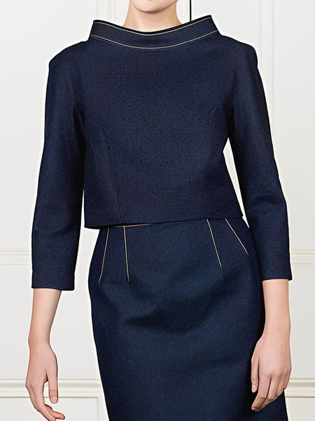 Others Urban Plain Regular Fit Denim Shirt, Blue, Blouses and Shirts