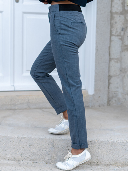 Cotton-Blend Loose Casual Plain Casual Pants, Blue, Pants
Cotton-Blend Loose Casual Plain Casual Pants, Blue, Pants