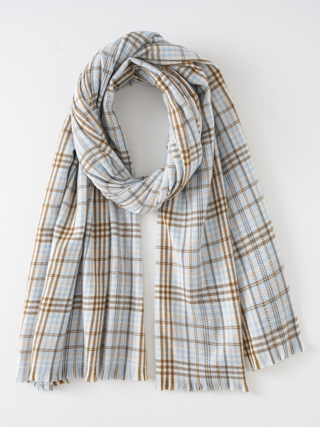 Casual Two-color Striped Plaid Scarf Daily Commuting Coat Sweater Matching Accessories, White-blue, Women Scarves & Shawls
Casual Two-color Striped Plaid Scarf Daily Commuting Coat Sweater Matching Accessories, White-blue, Women Scarves & Shawls