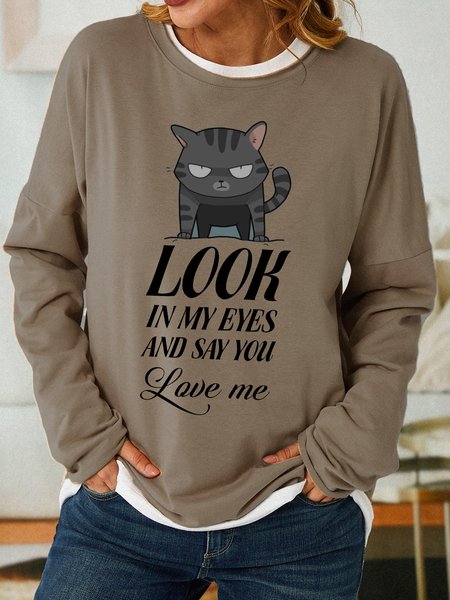 Lilicloth X Y Look In My Eyes And Say You Love Me women's Sweatshirt, Khaki, Hoodies&Sweatshirts
Lilicloth X Y Look In My Eyes And Say You Love Me women's Sweatshirt, Khaki, Hoodies&Sweatshirts