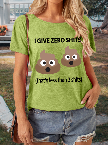 Lilicloth X Jennifer J Funny I Give Zero Shits Women's T-Shirt, Green, T-shirts
Lilicloth X Jennifer J Funny I Give Zero Shits Women's T-Shirt, Green, T-shirts