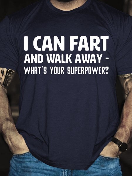 Men's Funny What‘s Your Superpower Casual Letters Cotton T-Shirt, Dark blue, T-shirts
Men's Funny What‘s Your Superpower Casual Letters Cotton T-Shirt, Dark blue, T-shirts