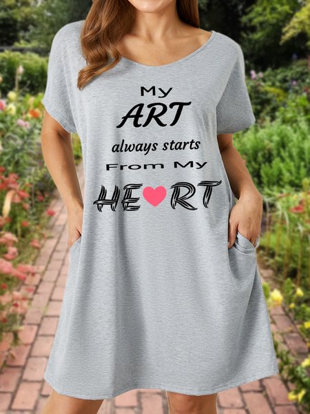 Lilicloth X Jennifer J My Art Always Stars From My Heart Women's V Neck Dress, Gray, Dresses
Lilicloth X Jennifer J My Art Always Stars From My Heart Women's V Neck Dress, Gray, Dresses