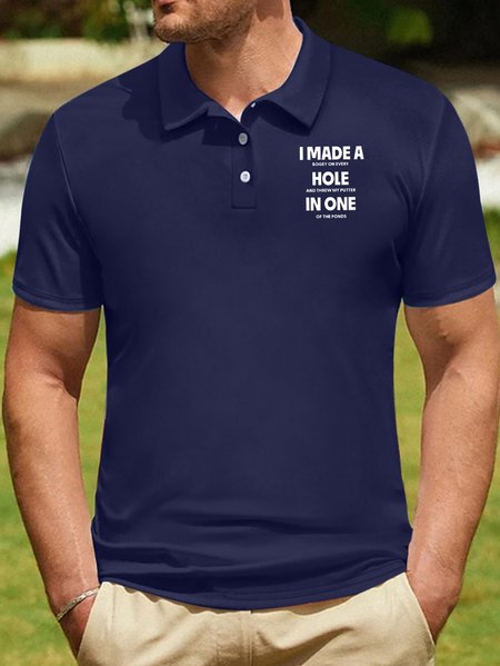 Men's I Made A Bogey On Every Hole And Threw My Putter In One Of The Ponds Funny Graphic Printing Golf Polo Collar Urban Text Letters Regular Fit Polo Shirt, Dark blue, T-shirts
Men's I Made A Bogey On Every Hole And Threw My Putter In One Of The Ponds Funny Graphic Printing Golf Polo Collar Urban Text Letters Regular Fit Polo Shirt, Dark blue, T-shirts