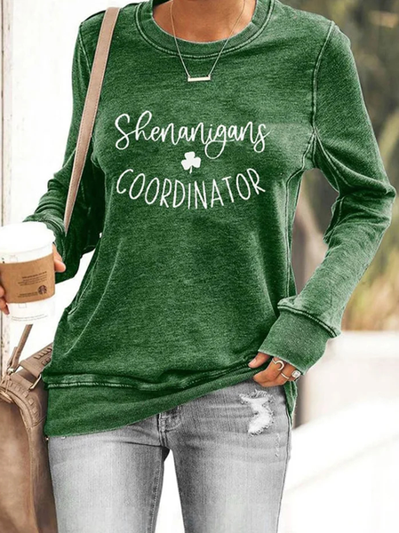 Text Letters Regular Fit Crew Neck Casual Sweatshirt, Green, Sweatshirts & Hoodies
Text Letters Regular Fit Crew Neck Casual Sweatshirt, Green, Sweatshirts & Hoodies