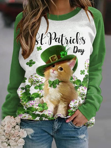 Regular Fit Casual Crew Neck Animal Sweatshirt, Green, Sweatshirts & Hoodies
Regular Fit Casual Crew Neck Animal Sweatshirt, Green, Sweatshirts & Hoodies
