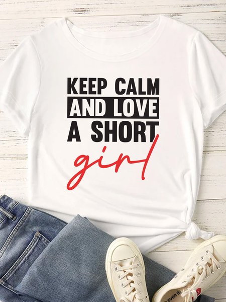 Lilicloth X Jessanjony Keep Calm And Love A Short Girl Women's T-Shirt, White, T-shirts
Lilicloth X Jessanjony Keep Calm And Love A Short Girl Women's T-Shirt, White, T-shirts