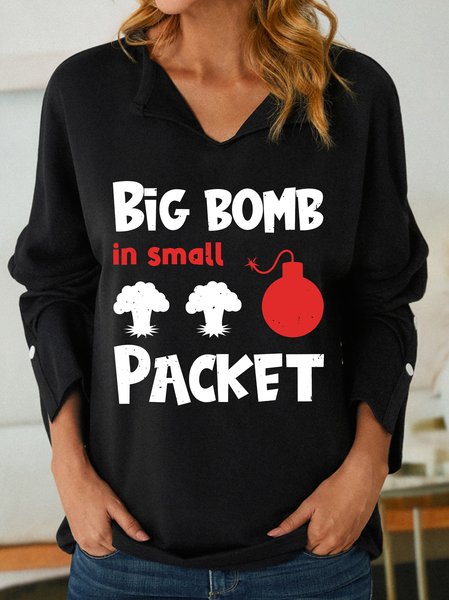 Lilicloth X Jessanjony Short Girl Big Bomb In Small Packet Women's Shawl Collar Sweatshirt, Black, Hoodies&Sweatshirts
Lilicloth X Jessanjony Short Girl Big Bomb In Small Packet Women's Shawl Collar Sweatshirt, Black, Hoodies&Sweatshirts
