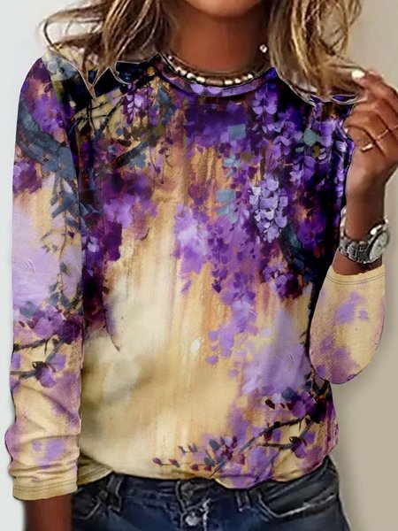 Women’s Plant Pattern Floral Crew Neck Plants Regular Fit Casual Shirt, As picture, Long sleeves
Women’s Plant Pattern Floral Crew Neck Plants Regular Fit Casual Shirt, As picture, Long sleeves