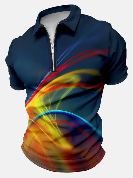 Men’s Light Abstract Art Pattern Regular Fit Casual Polo Shirt, As picture, T-shirts
Men’s Light Abstract Art Pattern Regular Fit Casual Polo Shirt, As picture, T-shirts