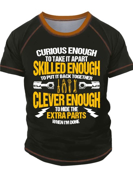 Men’s Curious Enough To Take It Apart To Put It Back Together Clever Enough To Hide The Extra Parts When I’m Done Crew Neck Casual T-Shirt, Green, T-shirts
Men’s Curious Enough To Take It Apart To Put It Back Together Clever Enough To Hide The Extra Parts When I’m Done Crew Neck Casual T-Shirt, Green, T-shirts