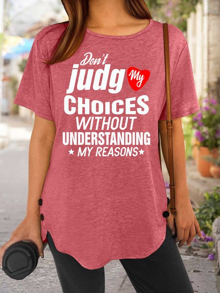 Lilicloth X Y Don't Judg My Choices Without Understaning My Reasons Women's T-Shirt, Pink, T-shirts
Lilicloth X Y Don't Judg My Choices Without Understaning My Reasons Women's T-Shirt, Pink, T-shirts