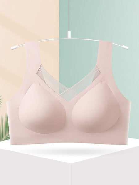 Soft and Comfortable Sexy Push Up Tank Top Bra, Pink, Trendy Bras