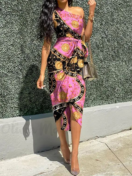Regular Fit Sleeveless Elegant Ethnic Asymmetrical Midi Dress, As picture, Midi Dresses
Regular Fit Sleeveless Elegant Ethnic Asymmetrical Midi Dress, As picture, Midi Dresses