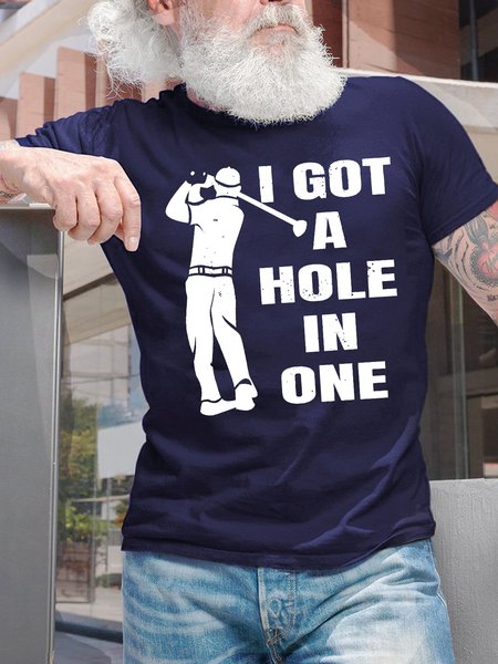 Men's I Got A Hole In One Funny Graphic Printing Cotton Text Letters Casual T-Shirt, Purplish blue, T-shirts
Men's I Got A Hole In One Funny Graphic Printing Cotton Text Letters Casual T-Shirt, Purplish blue, T-shirts