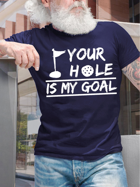 Men's Your Hole Is My Goal Funny Graphic Printing Cotton Loose Text Letters Casual T-Shirt, Purplish blue, T-shirts
Men's Your Hole Is My Goal Funny Graphic Printing Cotton Loose Text Letters Casual T-Shirt, Purplish blue, T-shirts